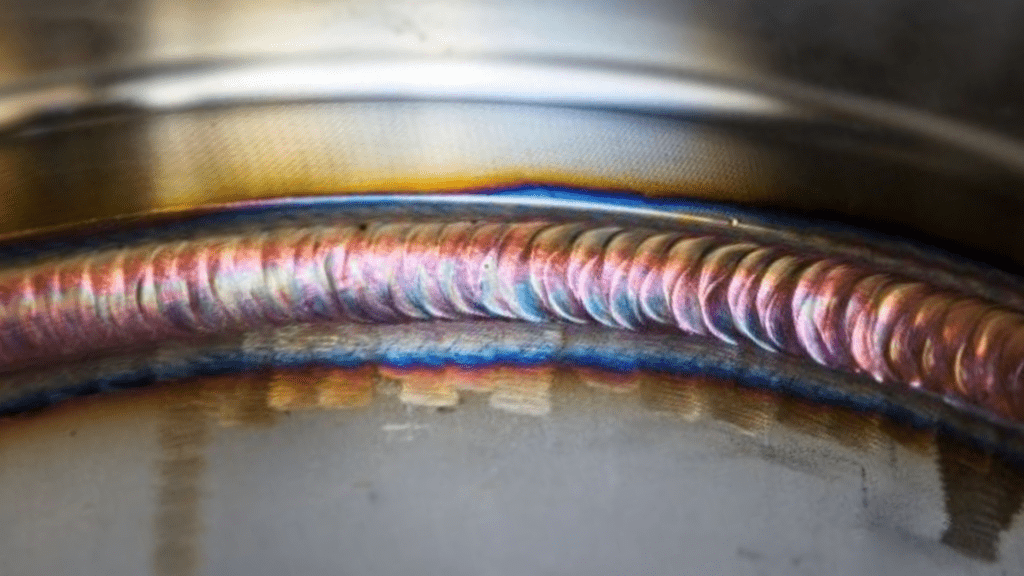 High-quality TIG weld bead